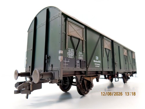 (1HOL012) MBW 50122 Spur 1 Gerätewagen Glmhs 50 der DB, W.Gutheil patiniert, OVP | Condition: Gebraucht
