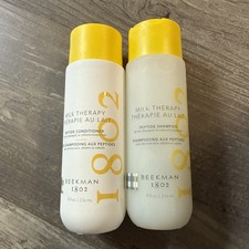 BEEKMAN 1802 Milk Therapy Peptide Conditioner  Shampoo 8 fl. oz. Ea NOT SEALED