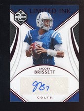 2019 Panini Limited Ink Red Jacoby Brissett Colts AUTO 2/5