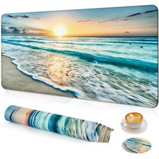 Large Gaming Mouse Pad with Coaster, Desk Matt for Desktop, Desk Pad, Mouse P...