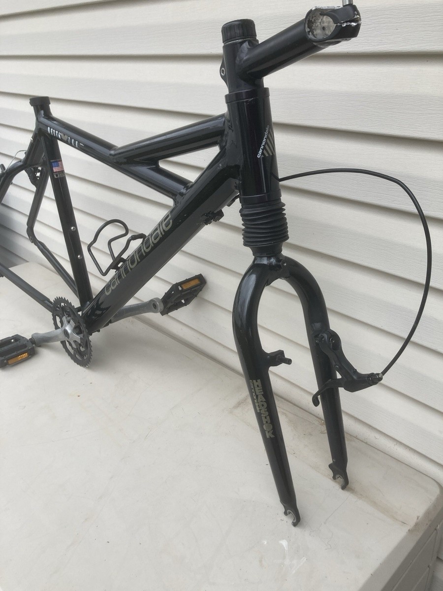 CANNONDALE 「キャノンデール」 DELTA V 900 1992年モデル フレーム VINTAGE 1992 CANNONDALE DELTA V-700 HEADSHOK FRAME & FORK. CRANKS
