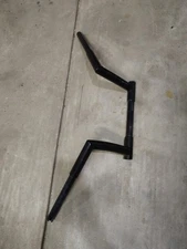 6 Inch Rise Ape Hanger Motorcycle Handle Bars with 1 Inch Clamp Diameter Black