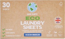 Eco-Friendly Laundry Sheets - Ocean Breeze - Biodegradable Ingredients & No Har