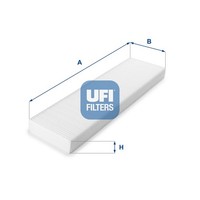 UFI Innenraumfilter 53.156.00 Partikelfilter FüR Mini Paceman R50 Clubman R60