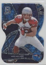 2022 Panini Spectra Neon Blue Prizm Die-Cut 38/50 Wes Welker #116 2d8