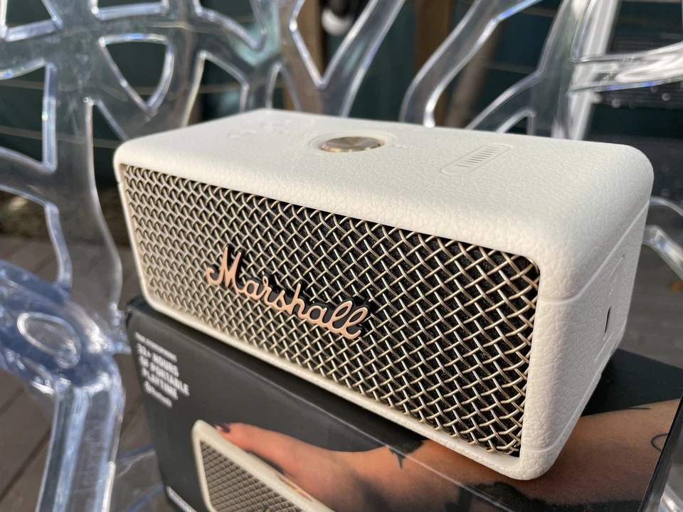 Brand New Sealed Marshall Emberton III Cream White Portable Wireless Speaker - Image 3 of 4