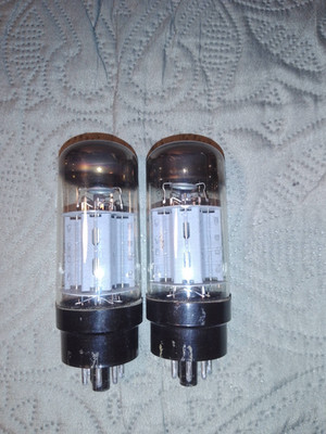 SOVTEK 6L6GB - MATCHED PAIR - EARLY TYPE - f/ GUITAR AMPLIFIER - TV7 TESTED