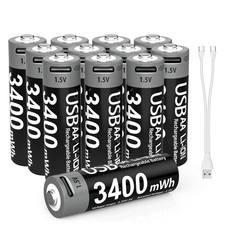 1/6PK AA AAA D 3400mWh 1100mWh 5600mWh Wiederaufladbare Batterie 1.5V LOT