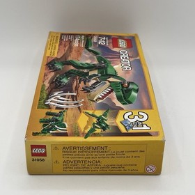 LEGO Creator 3in1 Mighty Dinosaurs 31058 Building Toy Set New Damaged box