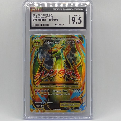 M Charizard-EX graded CGC 9.5 for sale on eBay