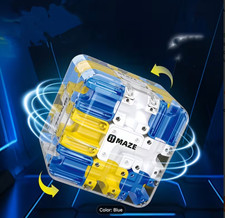 3D Maze Cube Puzzle Toy Brain Teaser Logic Game Transparent Twist Cube Toy