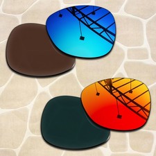 2 Pairs POLARIZED Replacement Lenses for Oakley Feedback OO4079 59mm Sunglasses