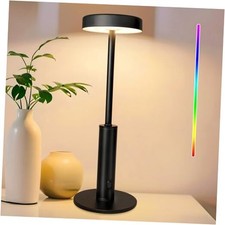 Small Cordless Table Lamps Rechargeable,5000mAh Battery Operated Portable Black