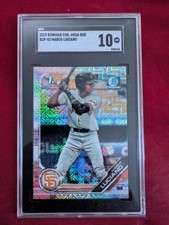 2019 Bowman - Chrome Prospects Marco Luciano #BCP-82 Mega Mojo Refractor SGC 10