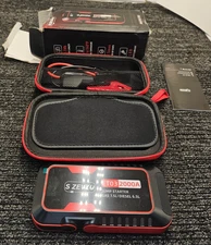 S ZEVZO ET03 Car Jump Starter 2000A Jump Starter Battery Pack Portable