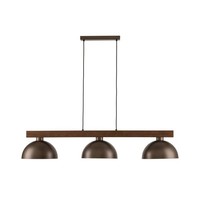 HäNgeleuchte HäNgelampe Esstisch 118 Cm Lang H: Max. 115 Cm Holz Metall 3X E27
