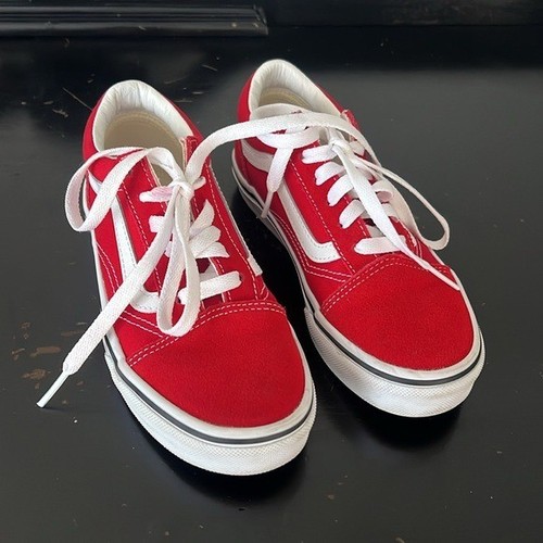 Zapato Old Skool V rojo para niños - Imagen 10 de 10