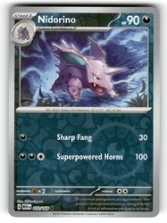 Nidorino 033/165 Reverse Holo - Scarlet & Violet 151