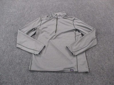 Patagonia Jacket Mens S Gray Midweight Capilene Base Layer Hiking Camping 44445