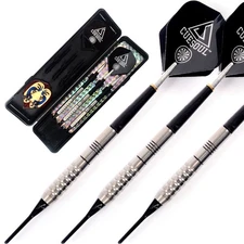 CUESOUL 16 Grams Tungsten Soft Tip Darts With Slim Dart Case