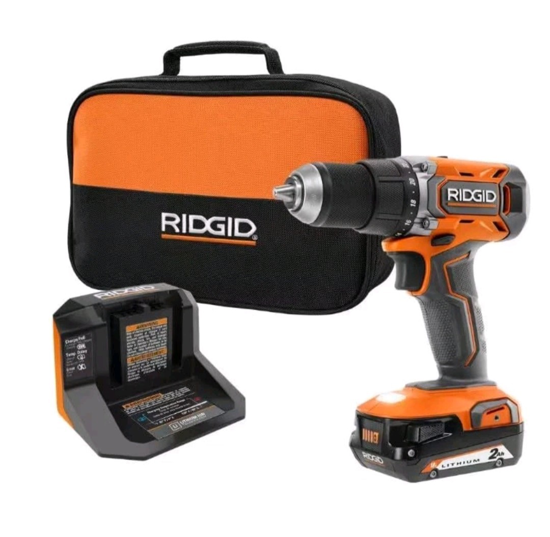 18V Cordless 1/2 in. Drill/Driver Kit with 2.0 Ah Battery an