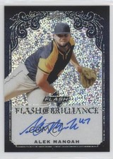 2019 Leaf Flash Flash of Brilliance Blue 33/50 Alek Manoah #FB-AM2 Auto m2a
