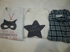 ZARA BABY Boy 12-18 Flannel Sweatshirts Lot Bundle Heroes Star SO CUTE 3 PIECE
