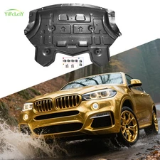 Engine Splash Shield For BMW X6 2014-2018 Heavy Skid Plate W/Service Hole