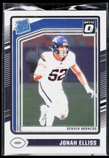 Jonah Elliss 2024 Donruss Optic #257 Rookie Card Denver Broncos