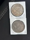 1922 & 1923 Peace Silver Dollars Lot of 2 | 90% Silver | Original US Coins