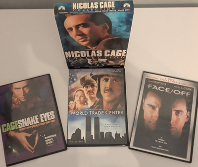 Nicolas Cage 3 Film Collection DVD Collector's Edition Widescreen