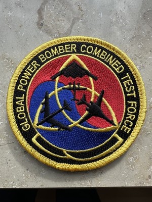 PATCH US Air Force USAF Global Bomber Combined Test Force B-1 B-52 B-2 Edwards 