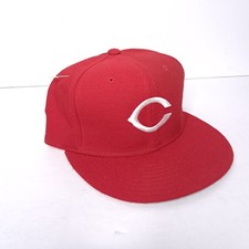 Vintage 90s Cincinnati Reds MLB New Era Fitted Hat Size 7 Wool USA Diamond