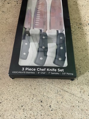 Viking 3 Piece Chef Knife Set X50CrMoV15 Stainless Brand New | eBay
