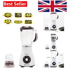 MegaRange 600W Blender with 1.5L Plastic Jug & Grinding Mill - Black