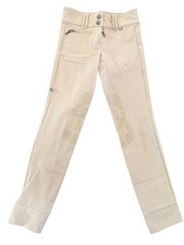 For Horses Jody Jodhpurs, Tan, Girls Sz. 6, Front Zip (orig. $170)