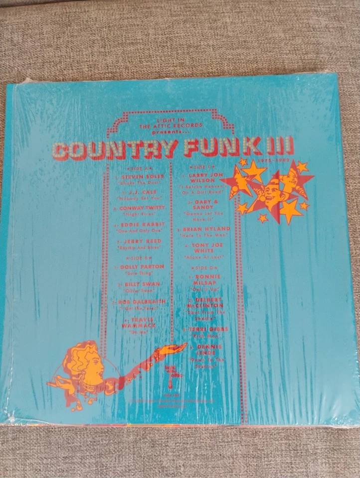 Country Funk III 1975-1982 vinyl 2LP 2021 Red Blue Swirl w/ hype Light Attic - Image 4 of 4