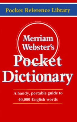 Merriam-Webster's Pocket Dictionary (Pocket Reference Library) - VERY GOOD