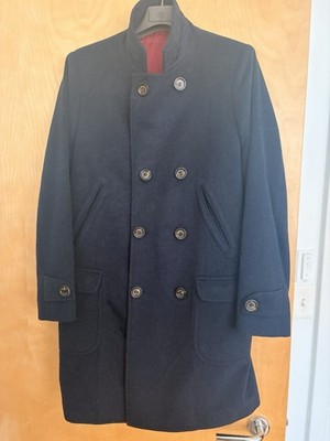 Brunello Cucinelli 100% Cashmere Navy Blue Men's Coat Size 50 EUR