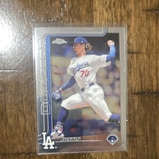 Topps 2025 Topps Chrome - Justin Wrobleski Rookie Base Dodgers #38