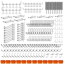 278 Piece Pegboard Hooks Assortment Kit, Pegboard Accessories Organizer Set w...