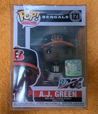 Funko Pop! Football A.J. Green #121 Cincinnati Bengals Figure with Protector
