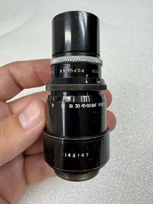 Dallmeyer Popular Telephoto F = 3'' (75mm) F4 - C-Mount Thread Lens