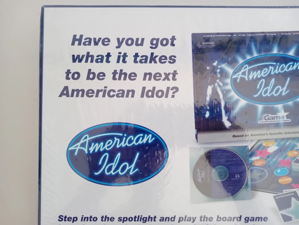 American Idol Board Game with Karaoke CD (2003) Factory Sealed Vintage - Image 4 of 4