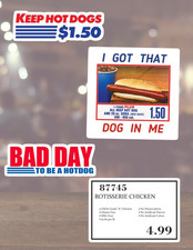 Costco 4pc Sticker Pack