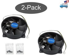 NEW 2-Pack 95mm x 25mm Replacement 4-pin PWM CPU Cooler Fan on 80mm Frame