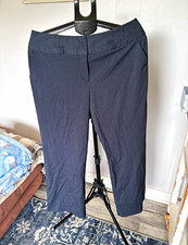 Worthington Women s Blue Dress Pants Modern Fit Flat Front Solid Petites 16P