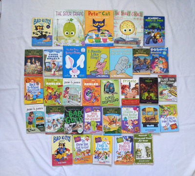 Children's Book Lot of 33 Picture Books Early Readers Story Time Bedtime Mixed