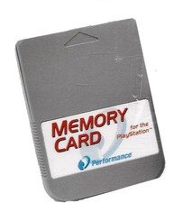 Performance Memory Card 15 Block For PlayStation 1 / 1 MB PS1 Expansion 1E