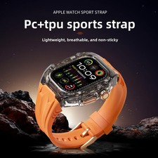 quality silicone watch strap for Apple iWatch strap  case 40 41 42 44 45 49mm